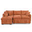 Canapé-lit modulaire convertible 82,67 po Chenille