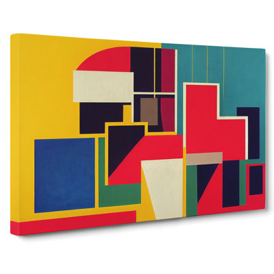 Dazzling Modern Abstract - Wrapped Canvas Print