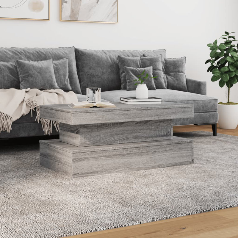 Cemya Frame Coffee Table, Grey Sonoma