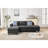Dark Grey, 4 - Seat , Linen Upholstery, Hidden Storage Drawers, Coordinated Pillows, Modular Design, Flexible Home Decor Modern Grey With Material And Pillows For Extra Comfort, Reconfigurable Room-3851704