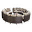 Anquette 8 - Person Patio Conversation Set with Cushions-73436022