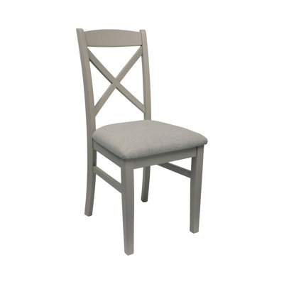 Bayou 50cm H Fabric Upholstered Cross Back Side Chair