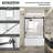 Kingston Brass 60-Inch Acrylic Rectangular 3-Wall Alcove Tub With Tub Door, Drain-108329124-108329128