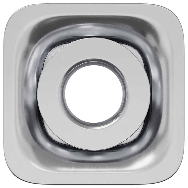 Vidaxl Threaded Tube Insert Black And Silver Galvanised Steel Accessory Metal