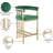 Marcello Upholstered 26.4" Counter Stool with Metal Frame-504853664