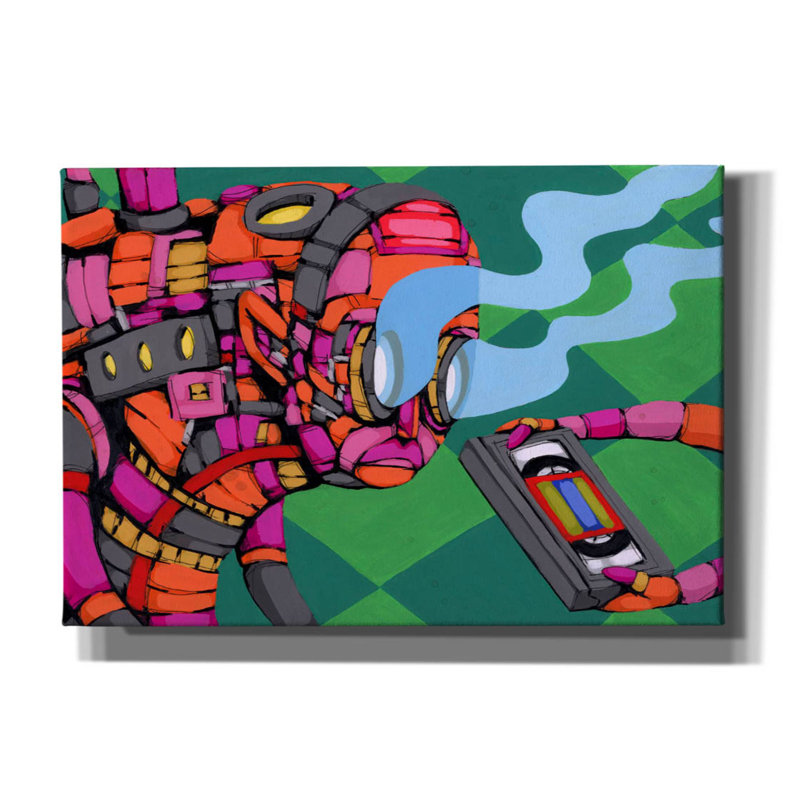 Sur toile, H 18 po x l 26 po x P 0,75 po