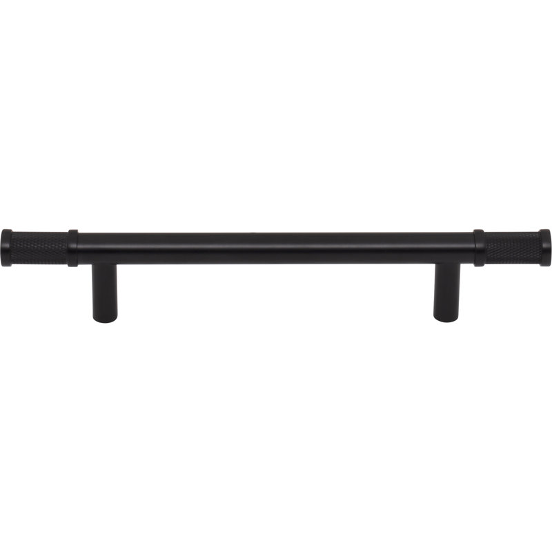Burnham Bar Pull, Flat Black, 5 1/16" Center To Center