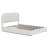 Teddy Fleece Upholstered Platform Bed With Hydraulic Storage System-1543398119-1543398116