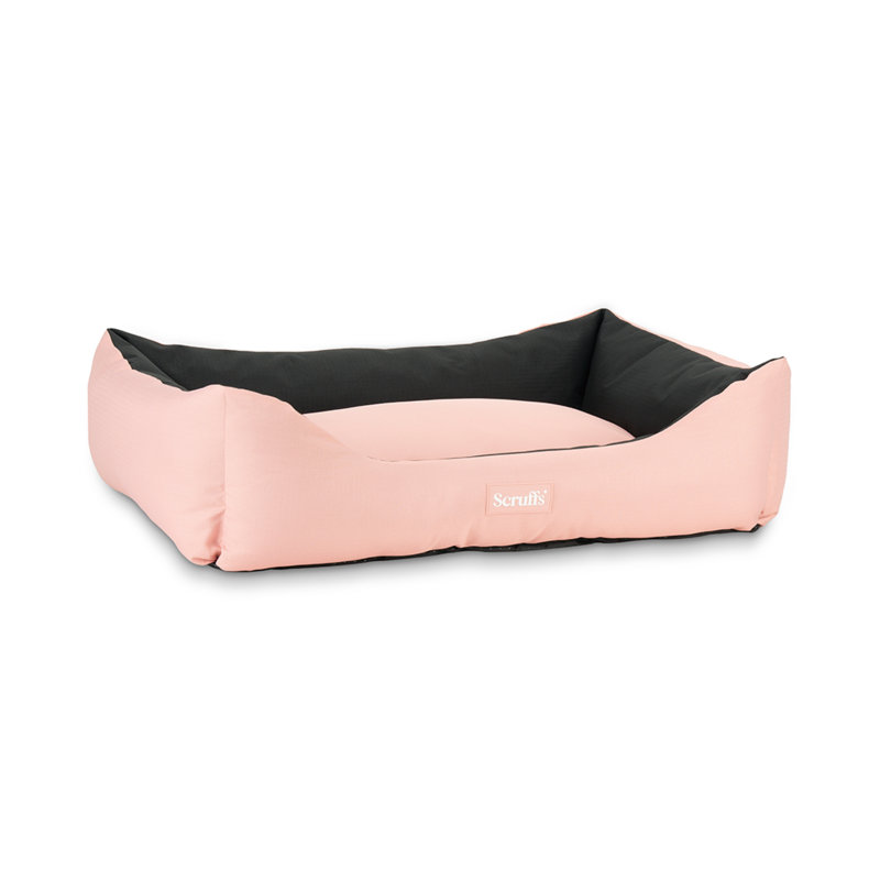 Polyester Pet Bed, Rose Quartz, 20cm H x 60cm W x 75cm D
