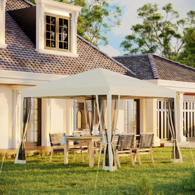 116.25'' W x 116.25'' D Steel Play Tent Canopy