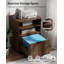 Meuble de rangement cannelé, table de chevet modulaire avec 2 tablettes ouvertes-134223460