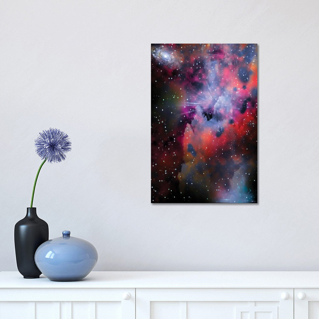 Galaxies And Nebulae In Deep Space by Bruce Rolff - Wrapped Canvas Print