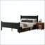 Twin Size Flat Panel Bed with Shaker and Farmhouse Style Design-866313262-866313232