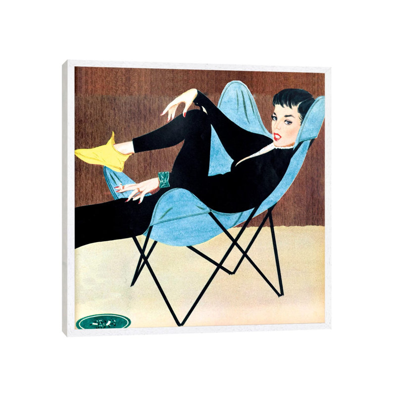 1951 Woman Magazine Plate by The Advertising Archives - Gallery-Wrapped Canvas Giclée on Canvas, 66.04 cm H x 66.04 cm W