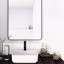 Miroir de salle de bain 24 po x 32 po cadre en aluminium noir-1874104727-1874104744