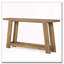 Canapé étroit, console à deux niveaux