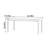 Light Luxury Modern Metal Sense Rectangular Table-109305830