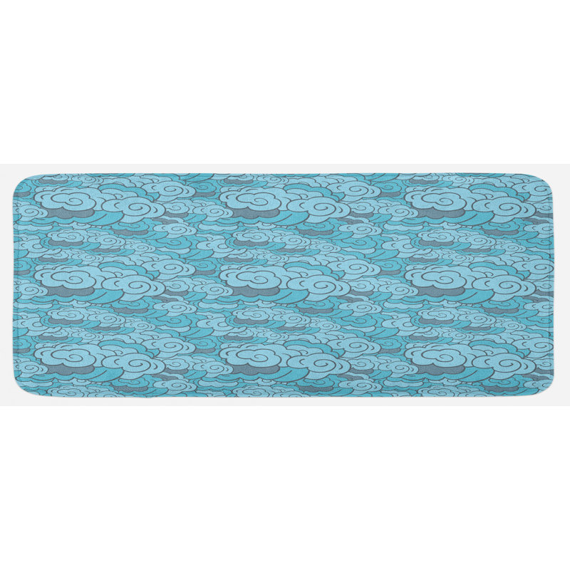 Eclectic Synthetic Kitchen Mat