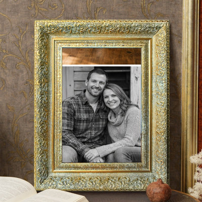 Cadre photo 3 pièces avec profil décoratif Antique Gold 3 PCS 8 "x 10"