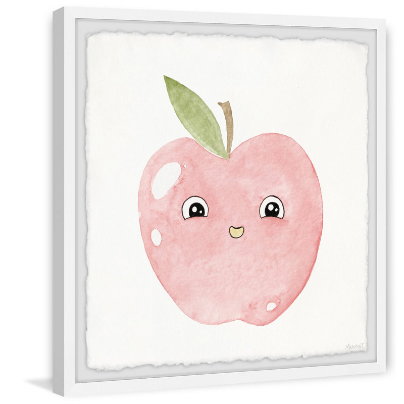 «Bilyeu Don't Wayez, Eat Apple», reproduction encadrée, H 18 po x l 18 po x 1,5 po