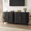Buffet de coin arrondi 31,5 po avec tablette réglable-184499245