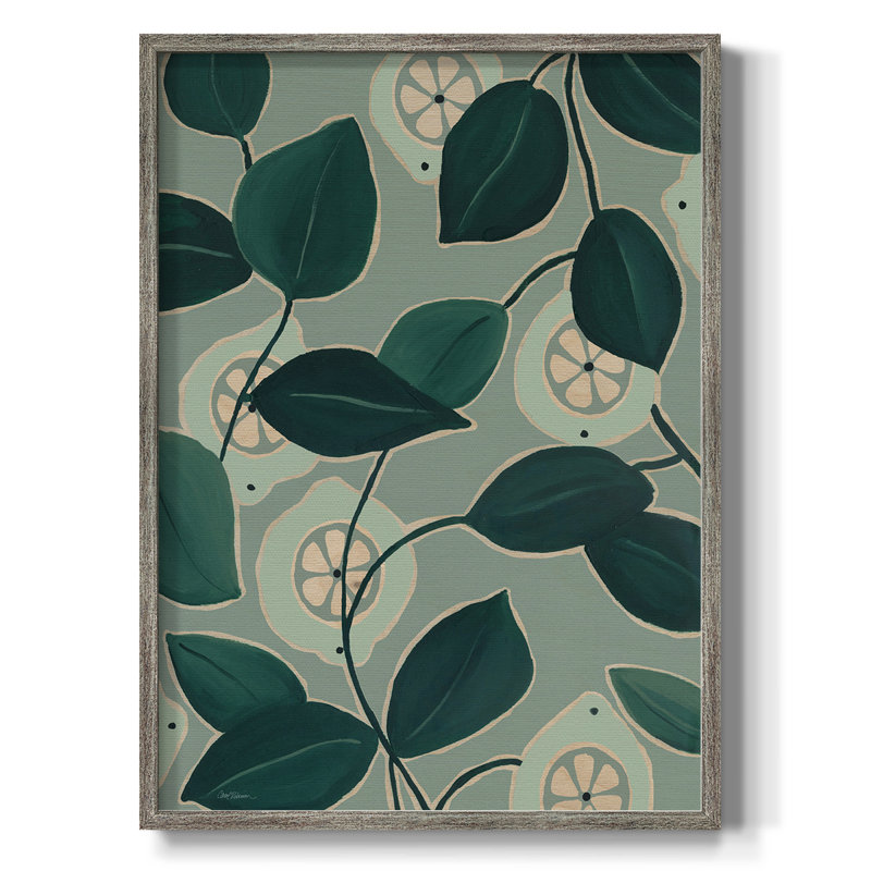 Reproduction encadrée monochrome Limes - bois massif 47060, H 11 po x l 9 po