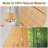 5-light Handwoven Natural Rattan Drum Chandelier