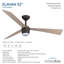 Ventilateur de plafond à DEL intérieur / extérieur Elavan-116509587-116509588