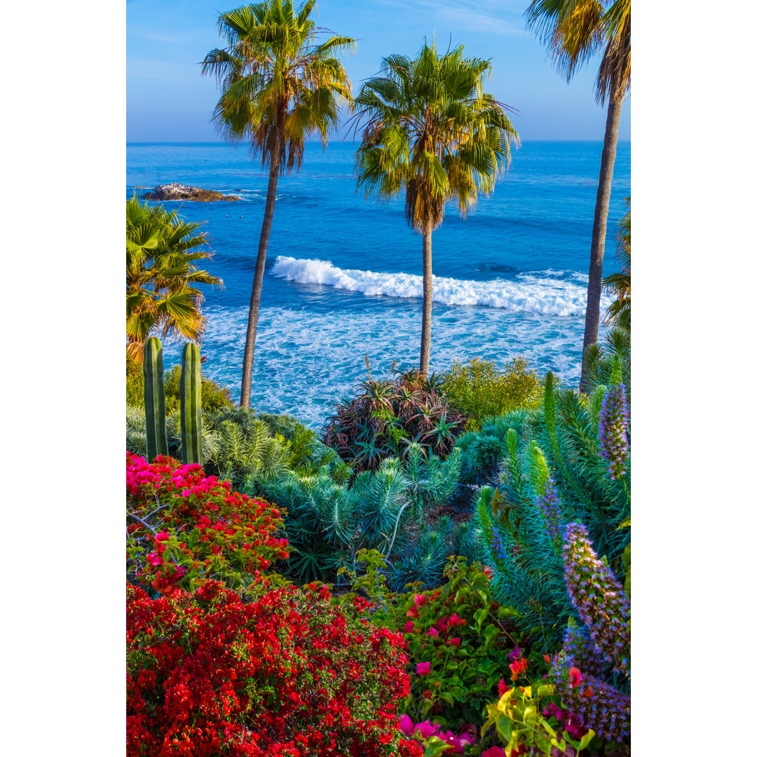 Laguna Beach Küstenlinie von Ron und Patty Thomas - Kunstdrucke ohne Rahmen auf Leinwand