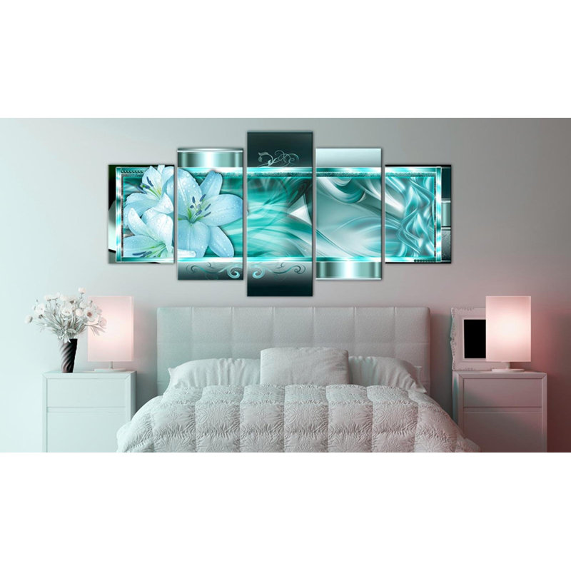 Rêve azur 5 pièces, H 40 po x l 80 po x P 0,7 po
