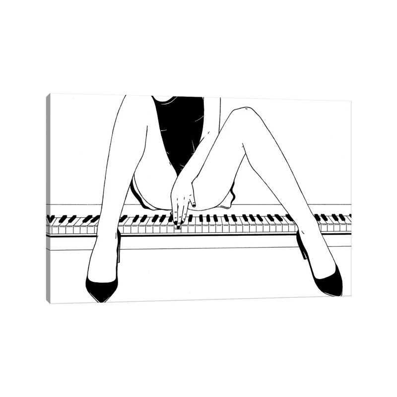 «Delicate» - reproduction d'art, H 26 po x l 40 po x 1,5 po, Toile tendue