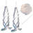 Demick Bird Repellent Spiral Reflectors Hanging Reflective Bird Scare Deterrent Devices