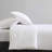 Calvin Klein Puckered Grid White Duvet Cover Set-113930601