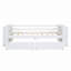 Lit de jour simple avec tablettes et tiroirs