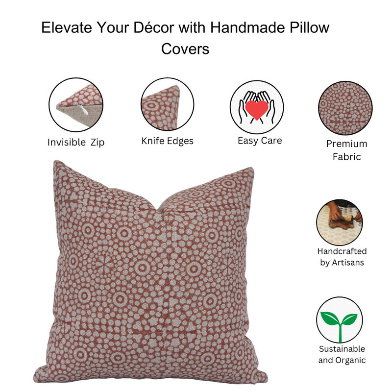 Linen Square Pillow Cover, 20" x 20"