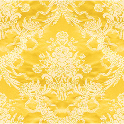 Charlieu Lampas Cotton Blend Fabric