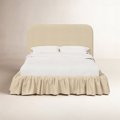 Maggie Ruffle Platform Bed