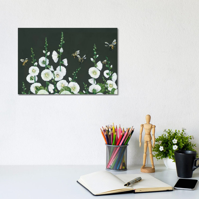 Bees - Wrapped Canvas Print, 20.32 cm H x 30.48 cm W
