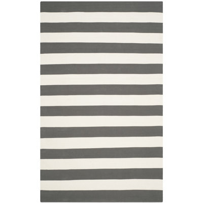 Parikh Hand Woven Cotton Striped Rug