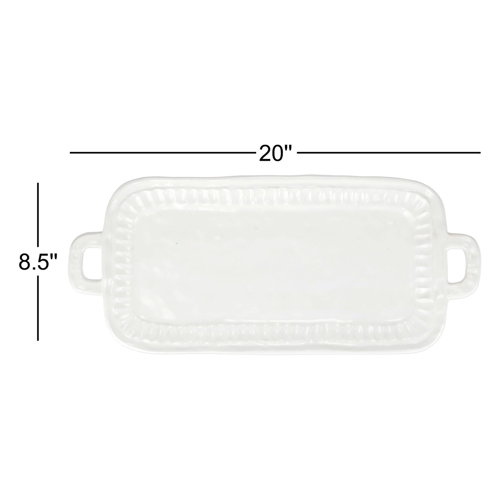 Pietra Serena Rectangle Ceramic Platter