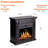 Freestanding Electric Fireplace With Remote Control.-730824458