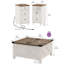 Ensemble de tables basses 4 pièces Allyssa