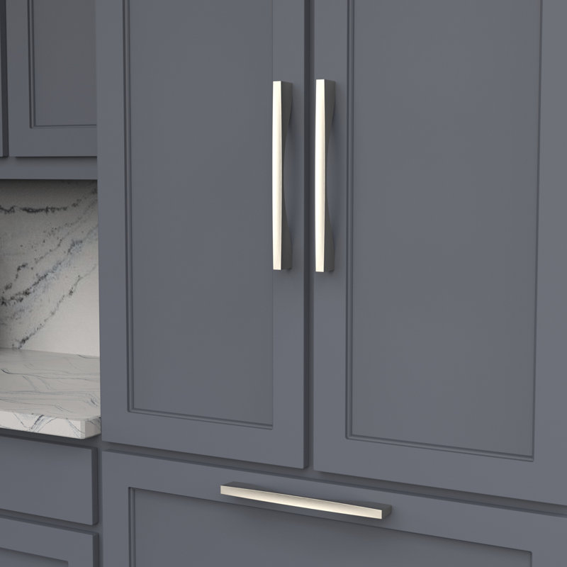 Channel Appliance Pull, 12", Satin Nickel