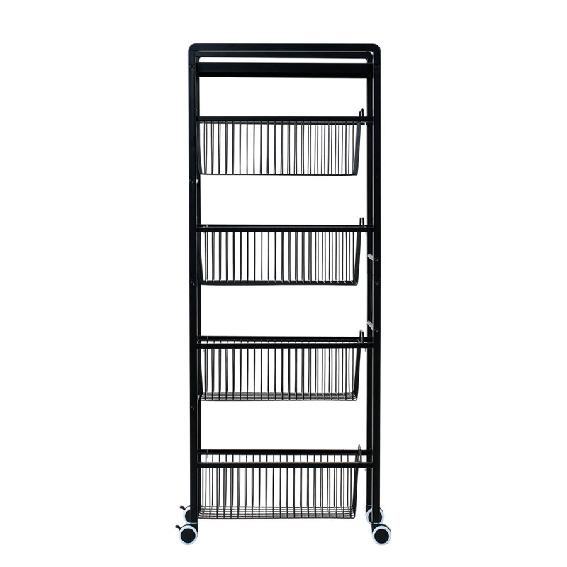 106.7cm H Under Sink Organiser, Black