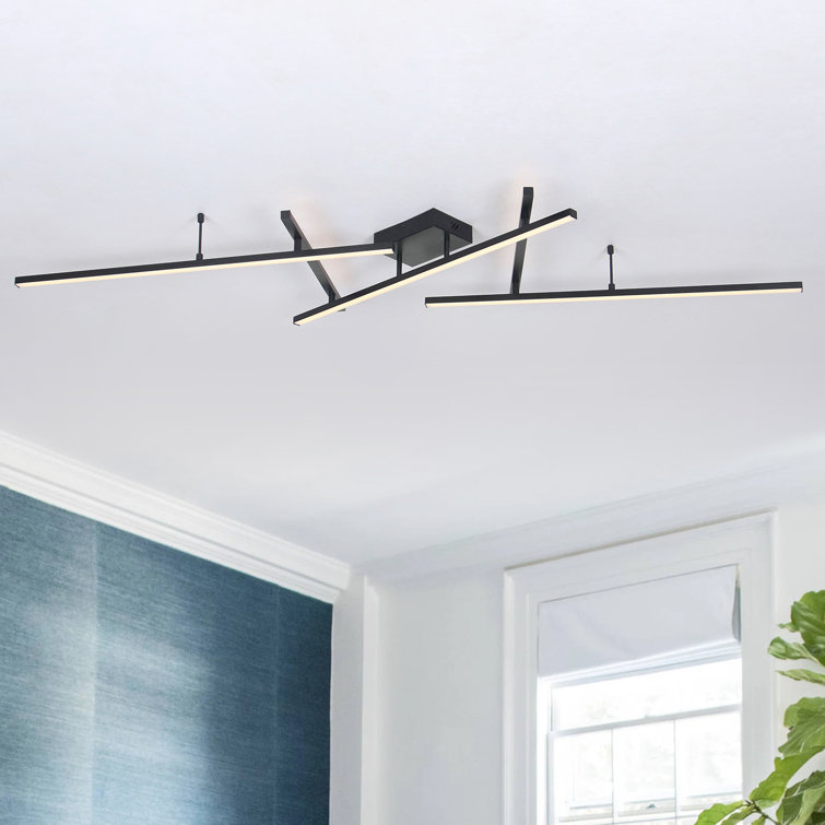 Avonleigh 5-Light LED Flush Mount with Remote 