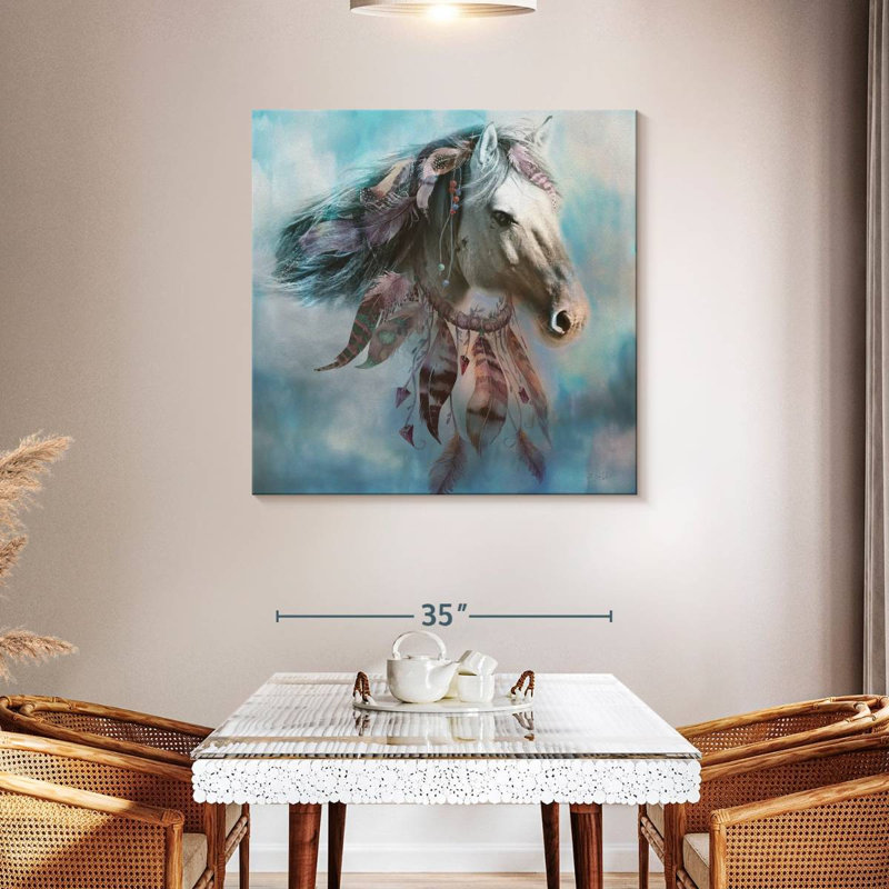 Brampt Native Dream Horse, 24" H x 24" W