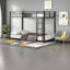 Simple au-dessus de lits simples, structure en acier robuste, conception moderne pour les maisons familiales