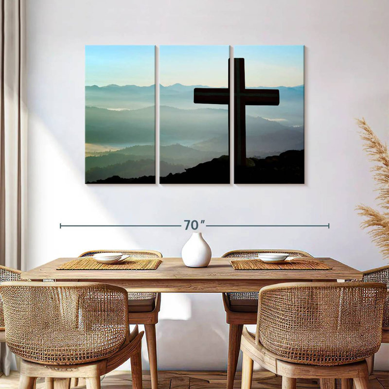 Adella Mountain Cross, 36" H x 57" W