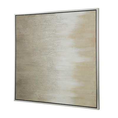 40" X 40" Golden Sunshine Framed Handpainted Canvas Print Wall Art, Wall Decor For Living Room Bedrrom Entryway Office