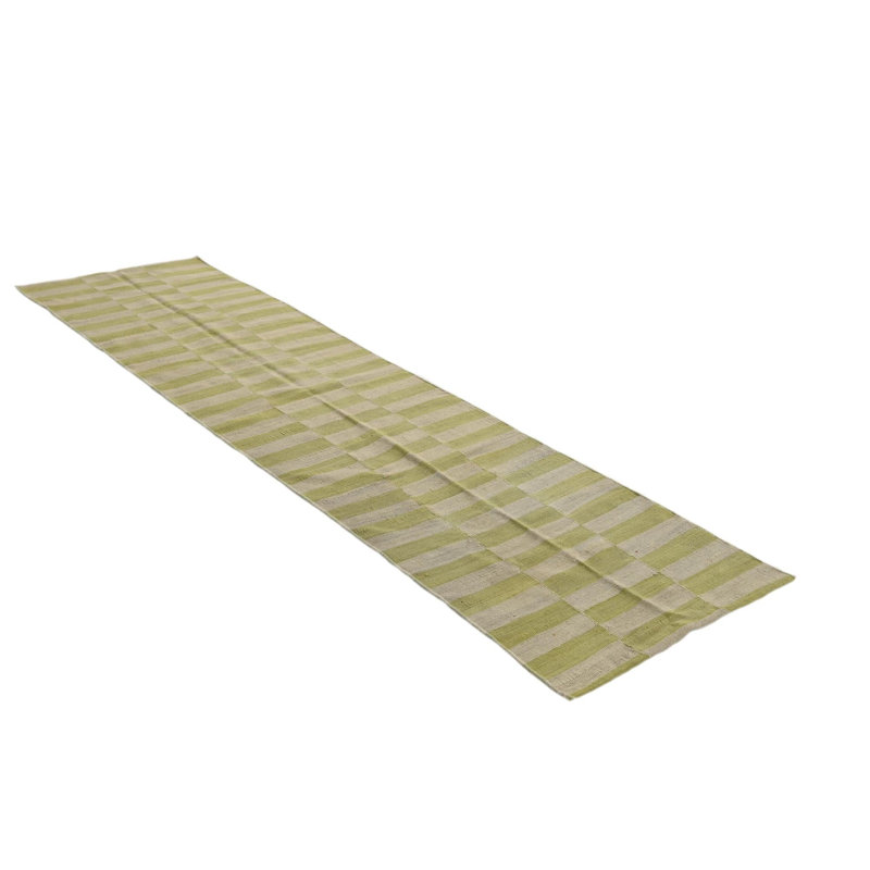 Tapis de couloir vert clair Ivey